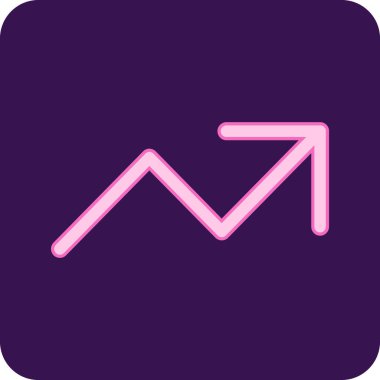 ok simgesi, basit vektör illüstrasyonu