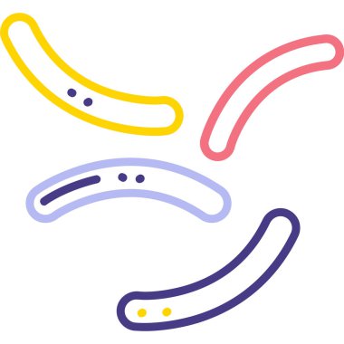 Bir karikatür yemeğinin vektör çizimi