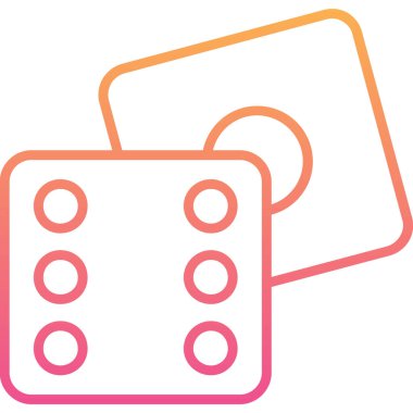 Kart. Web simgesi basit illüstrasyon