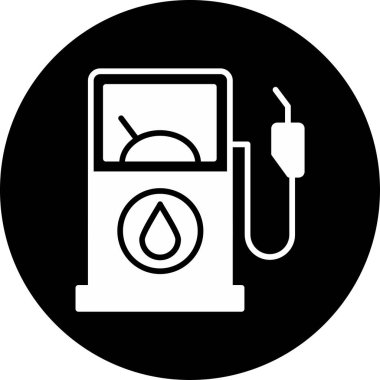 Modern gaz simgesinin vektör illüstrasyonu