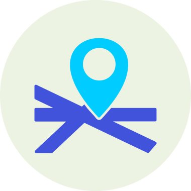Harita işaretleyici. Web simgesi tasarımı illüstrasyonu