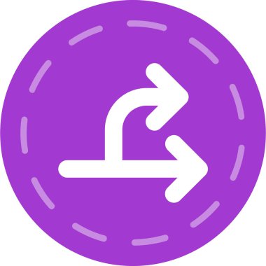 Sol ok. Web simgesi basit illüstrasyon