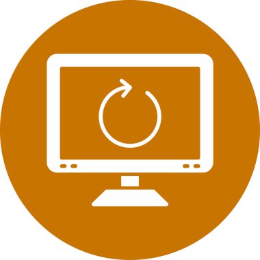 Modern simgenin vektör illüstrasyonu