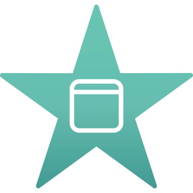 Benzersiz yer imi vektör simgesi