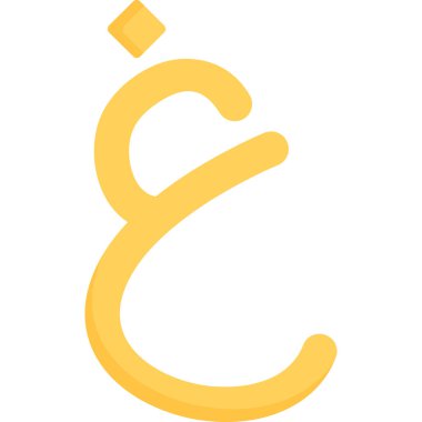 m harfinin vektör illüstrasyonu