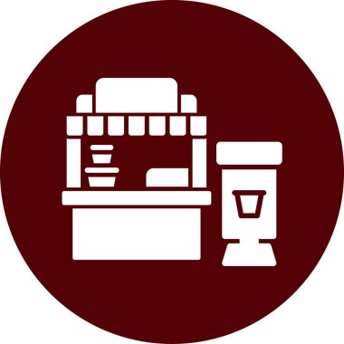 kahve öğütücü ikon vektör illüstrasyonu