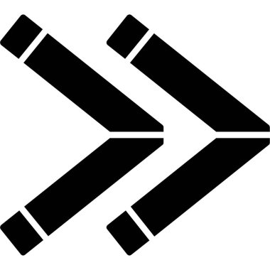 sağ ok simge vektör çizim