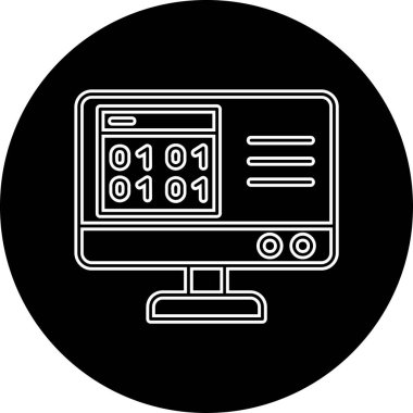 Seo modern simgesinin vektör illüstrasyonu, teknoloji kavramı