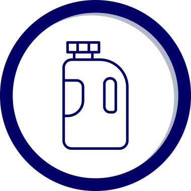 Gaz b simgesinin vektör çizimi