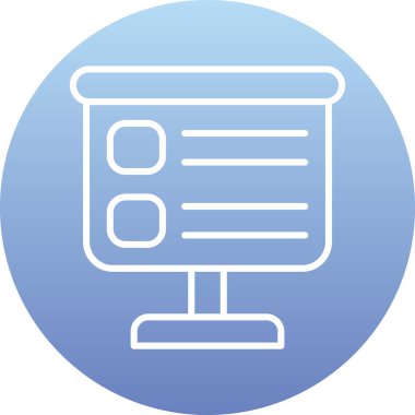 Belge modern simgesinin vektör illüstrasyonu