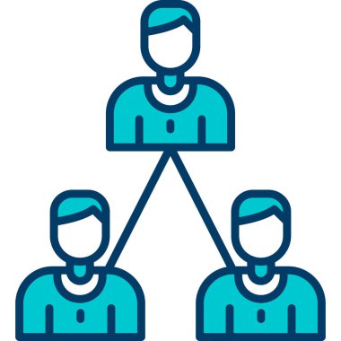 Takım simgesi vektör illüstrasyonu