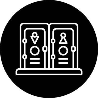 Vektör atm makinesi simgesini