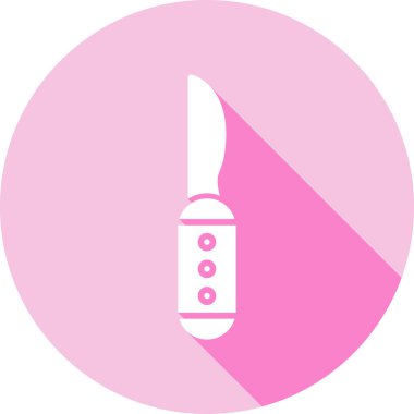 Bıçak. Web simgesi basit illüstrasyon