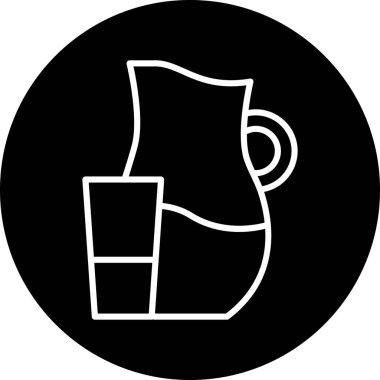 İç bakalım. Web simgesi basit illüstrasyon