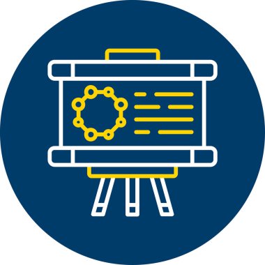 vektör lcd simgesi illüstrasyonu