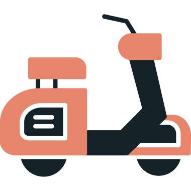 motosiklet vektör illüstrasyonu