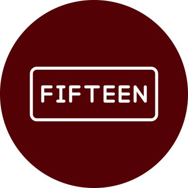 5 numaralı simge vektör illüstrasyonu