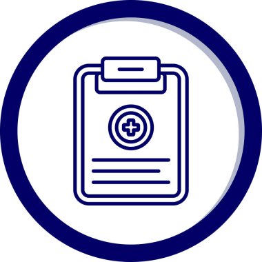 Bir pano simgesinin vektör illüstrasyonu