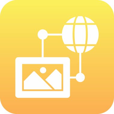 Web simgesi vektör illüstrasyonu