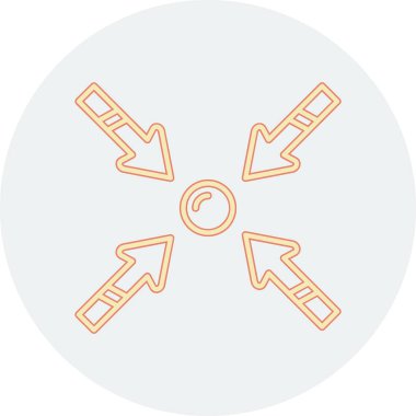 ok simgesi vektör illüstrasyonu