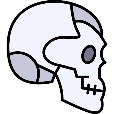 kafatası insan anatomisi simgesi