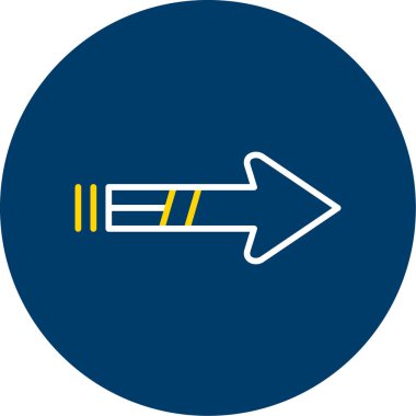 ok simgesinin vektör illüstrasyonu