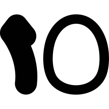 yazı tipi tasarım vektörü simgesi