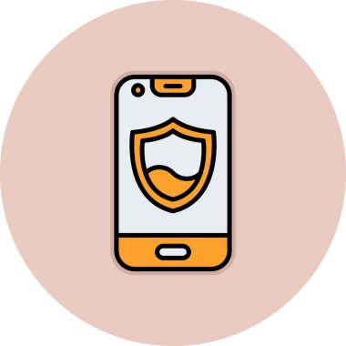 Telefon ikonu. Basit resimleme