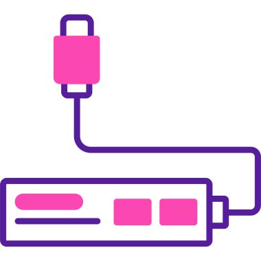 Bir kablo vektör çizim