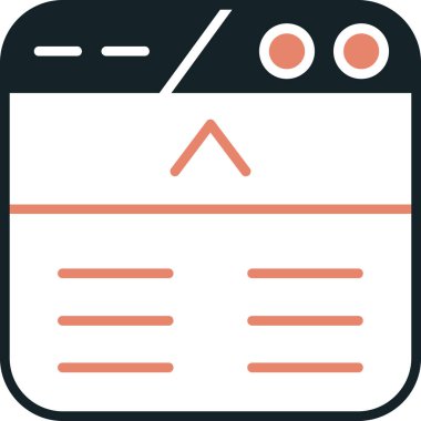 Tarayıcı tarayıcı simgesi - taslak biçimi