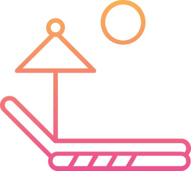 El arabası. Web simgesi basit illüstrasyon