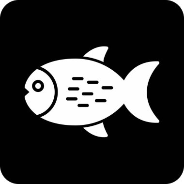 balık ağı simgesi basit illüstrasyon