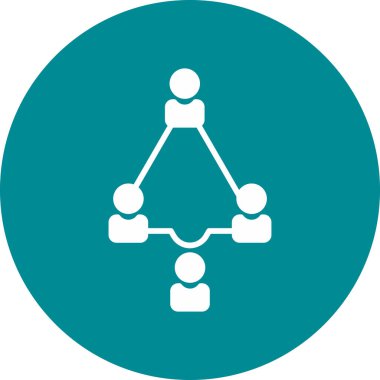 İnsan simgesinin vektör illüstrasyonu