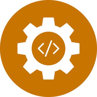 Ayarlar. Web simgesi basit illüstrasyon