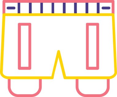 giysi moda simgesi dosya ana hatları biçiminde