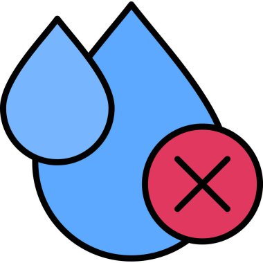 Su Kirliliği. Basit illüstrasyon