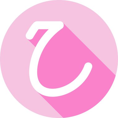 Tek kadın simgesinin vektör illüstrasyonu