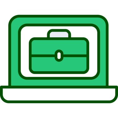 Bilgisayar. Web simgesi basit illüstrasyon