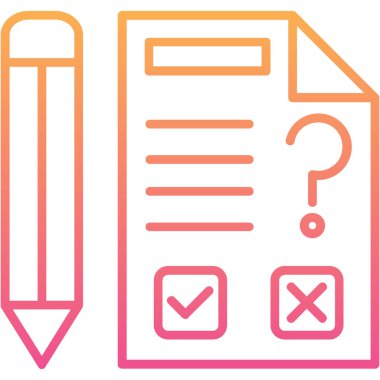 Kontrol listesi simgesi vektör illüstrasyonu