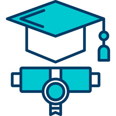 kapsül mezuniyet simgesi