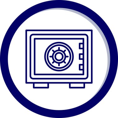 Teçhizat Web simgesi basit illüstrasyon