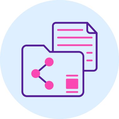 Dosya. Web simgesi basit illüstrasyon