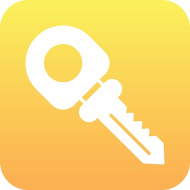 Anahtar simgesinin vektör illüstrasyonu