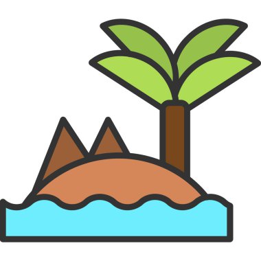 Bitki. Web simgesi basit illüstrasyon