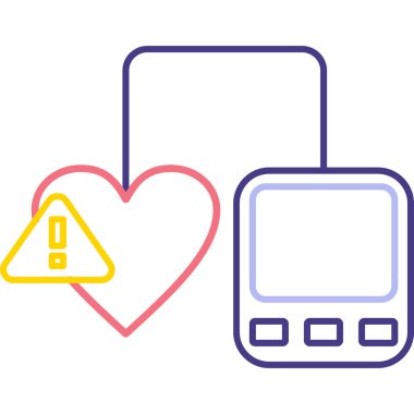 akıllı telefon kalp ve asma kilit