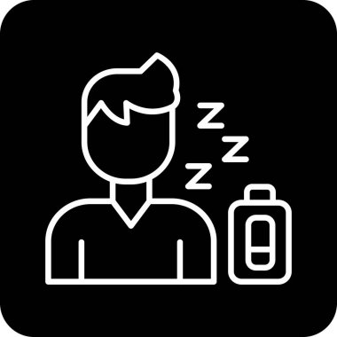 Adam uyuyan ikon, basit biçim