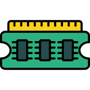 Elektrik sayacı simgesi. Web için elektrik metre vektör simgesinin özet çizimi