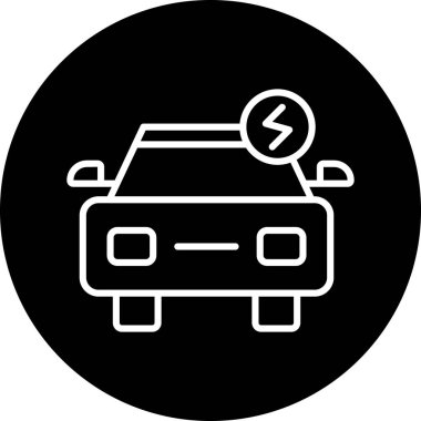 araba simgesi vektör illüstrasyonu