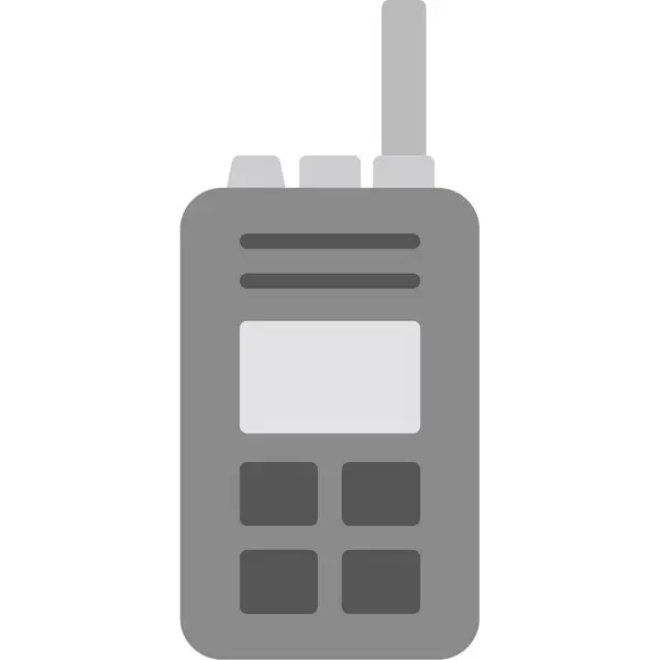 telsiz talkie simgesi, vektör, illüstrasyon tasarımı