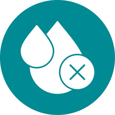 Modern ikon susuzluğunun vektör çizimi